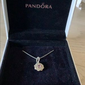 Pandora’s Dahlia Crystal Necklace.